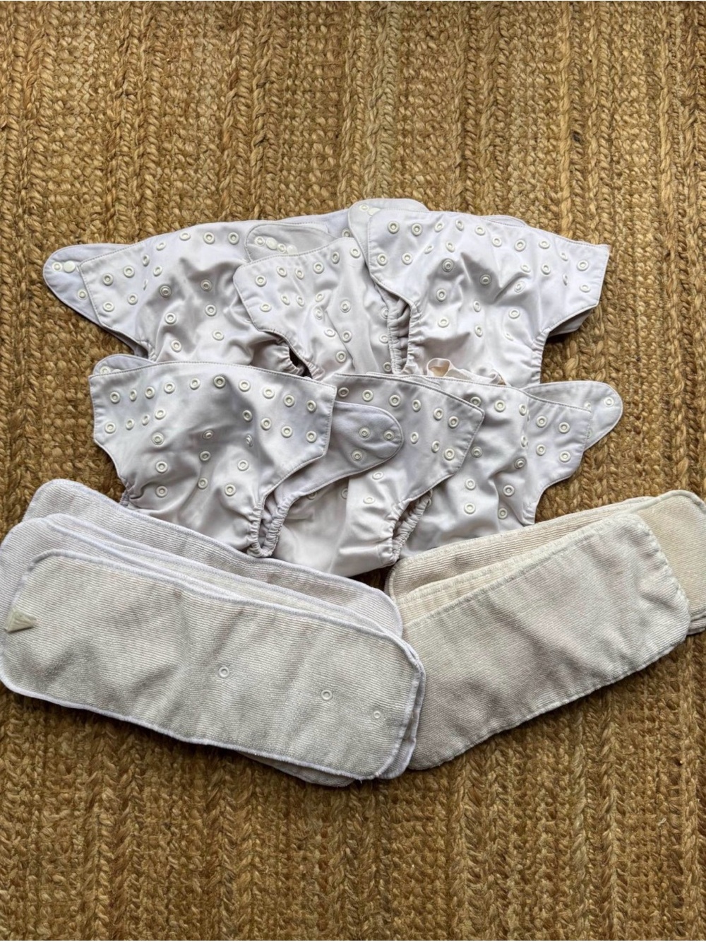 Cloth diaper bundle with inserts